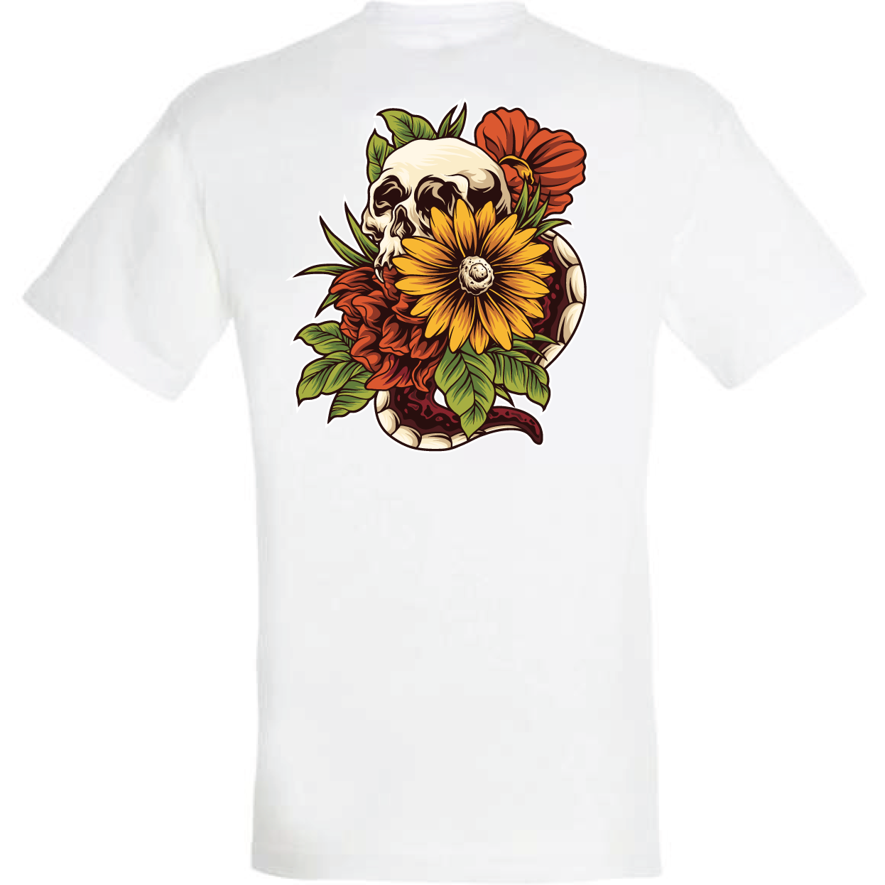 Flower - T-Shirt à manches courtes Unisexe