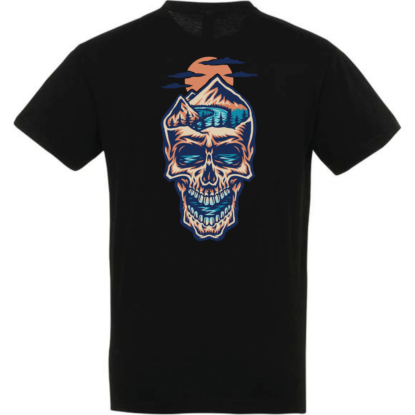 Skull River - T-Shirt à manches courtes Unisex